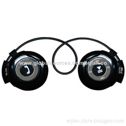 Sports Earphone for iPod/Mobile Phones, Mini USB Port, 2.5mm Audio Jack, Stereo Bluetooth